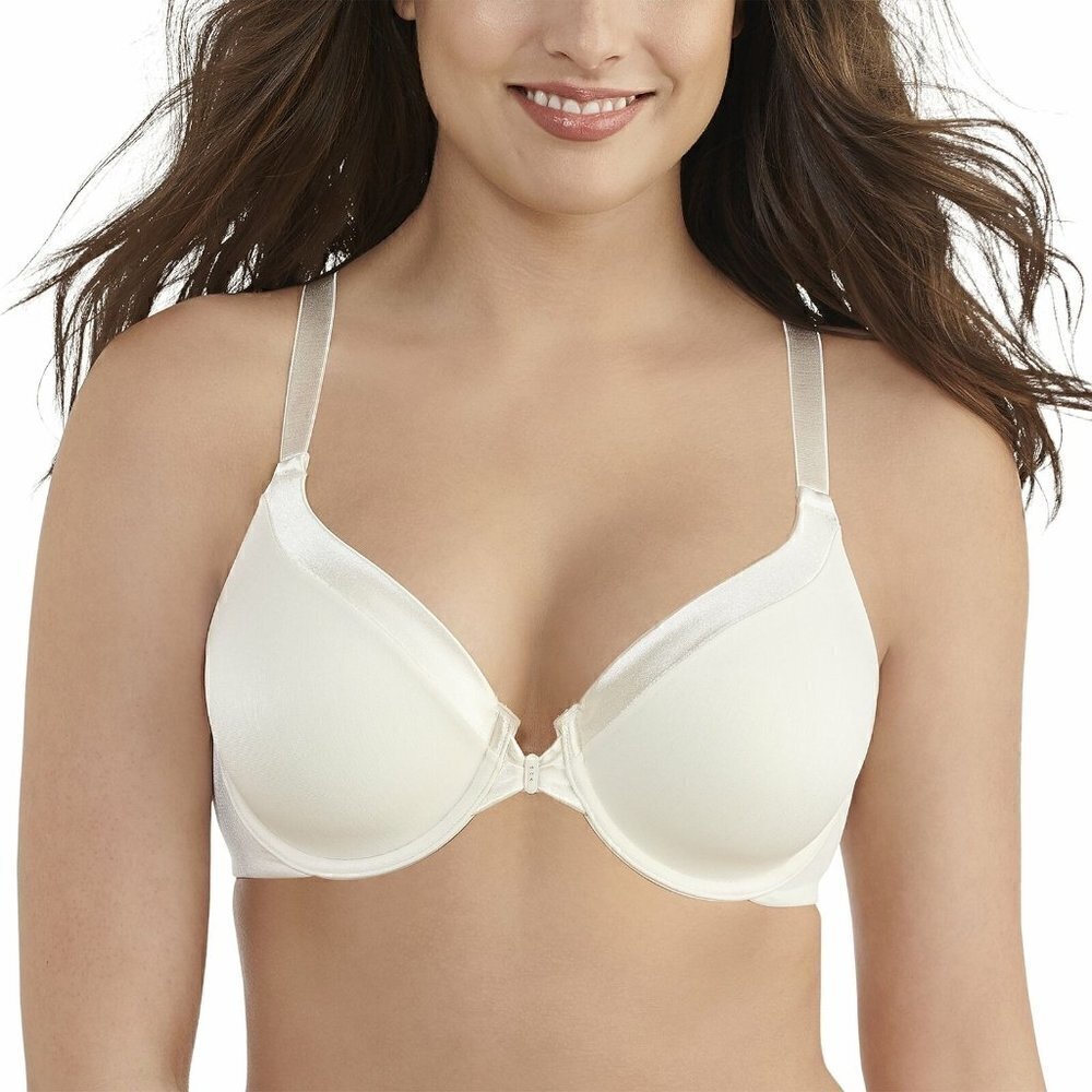 NEW Vanity Fair Women's Front Closure Bra, Size 38D